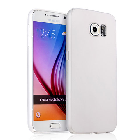 Samsung Galaxy S6 SM-G920用ハードケース プラスチック 質感もマット サムスン ホワイト