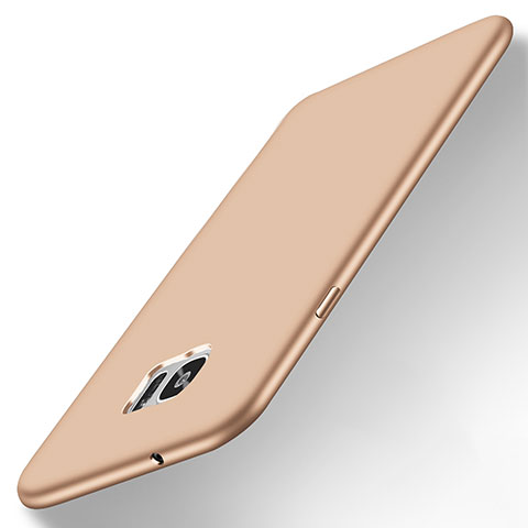 Samsung Galaxy S7 Edge G935F用極薄ソフトケース シリコンケース 耐衝撃 全面保護 R03 サムスン ゴールド