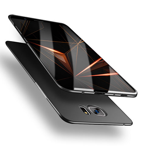 Samsung Galaxy S7 Edge G935F用ハードケース プラスチック 質感もマット M03 サムスン ブラック