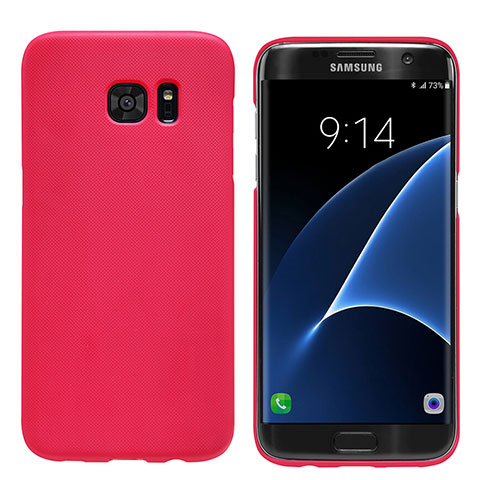 Samsung Galaxy S7 Edge G935F用ハードケース プラスチック 質感もマット M10 サムスン レッド