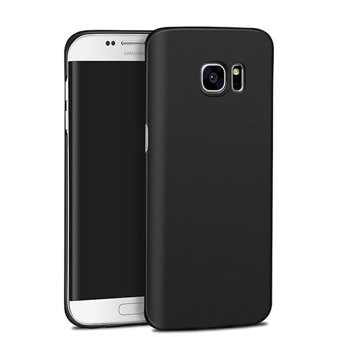 Samsung Galaxy S7 Edge G935F用ハードケース プラスチック 質感もマット M11 サムスン ブラック