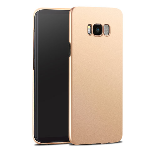 Samsung Galaxy S8用ハードケース プラスチック 質感もマット サムスン ゴールド