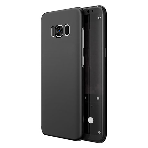 Samsung Galaxy S8用ハードケース プラスチック 質感もマット R01 サムスン ブラック