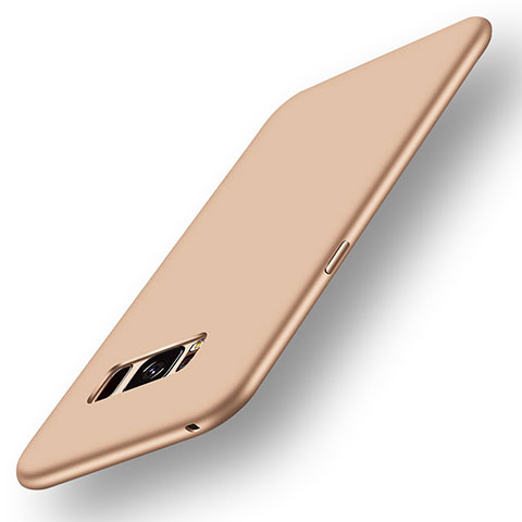 Samsung Galaxy S8用極薄ソフトケース シリコンケース 耐衝撃 全面保護 S05 サムスン ゴールド