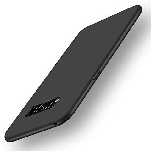 Samsung Galaxy S8用極薄ソフトケース シリコンケース 耐衝撃 全面保護 S05 サムスン ブラック