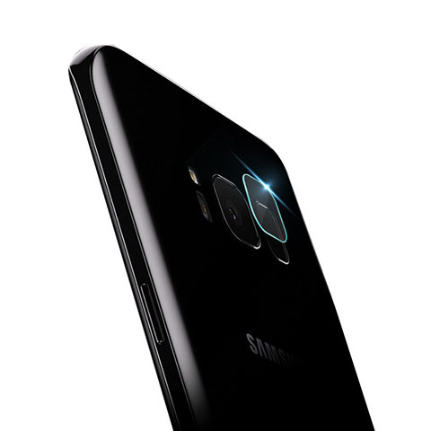 Samsung Galaxy S8用強化ガラス カメラプロテクター カメラレンズ 保護ガラスフイルム C01 サムスン クリア
