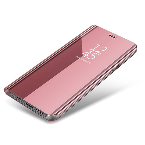 Samsung Galaxy S8 Plus用手帳型 レザーケース スタンド カバー サムスン ローズゴールド