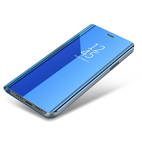 Samsung Galaxy S8 Plus用手帳型 レザーケース スタンド カバー サムスン ネイビー