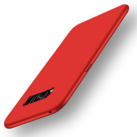 Samsung Galaxy S8 Plus用極薄ソフトケース シリコンケース 耐衝撃 全面保護 S05 サムスン レッド