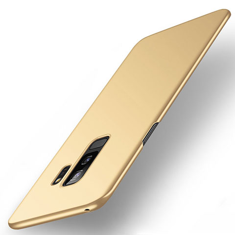 Samsung Galaxy S9 Plus用ハードケース プラスチック 質感もマット M01 サムスン ゴールド