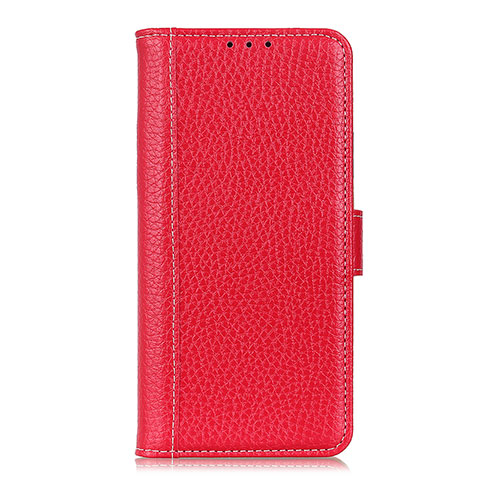 Samsung Galaxy XCover Pro用手帳型 レザーケース スタンド カバー L08 サムスン レッド