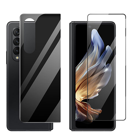 Samsung Galaxy Z Fold3 5G用高光沢 液晶保護フィルム 背面保護フィルム同梱 S02 サムスン クリア