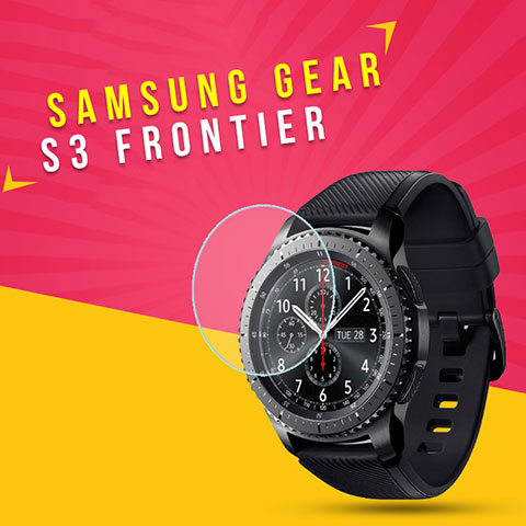 Samsung Gear S3 Frontier LTE用強化ガラス 液晶保護フィルム サムスン クリア