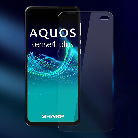 Sharp AQUOS Sense4 Plus用強化ガラス 液晶保護フィルム Sharp クリア