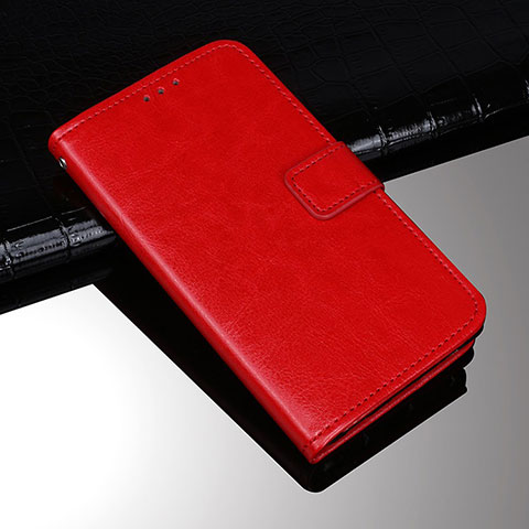 Sony Xperia 10 Plus用手帳型 レザーケース スタンド カバー ソニー レッド