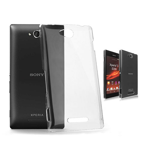 Sony Xperia C S39h用ハードケース クリスタル クリア透明 ソニー クリア