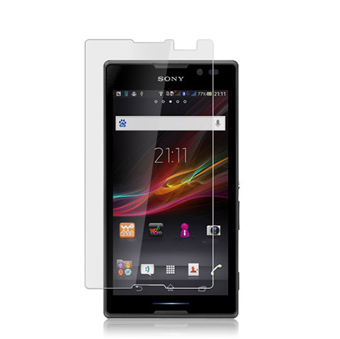 Sony Xperia C S39h用高光沢 液晶保護フィルム ソニー クリア