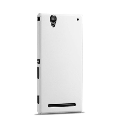 Sony Xperia T2 Ultra Dual用ハードケース プラスチック 質感もマット ソニー ホワイト