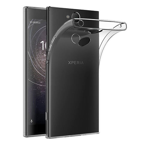 Sony Xperia XA2用極薄ソフトケース シリコンケース 耐衝撃 全面保護 クリア透明 T02 ソニー クリア