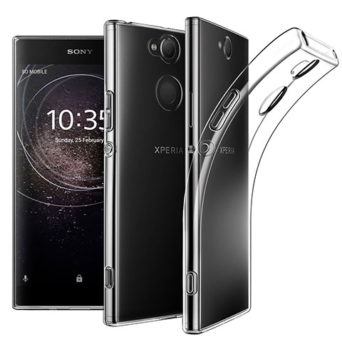 Sony Xperia XA2 Plus用極薄ソフトケース シリコンケース 耐衝撃 全面保護 クリア透明 カバー ソニー クリア