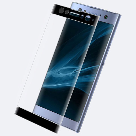 Sony Xperia XA2 Ultra用強化ガラス フル液晶保護フィルム F02 ソニー ブラック