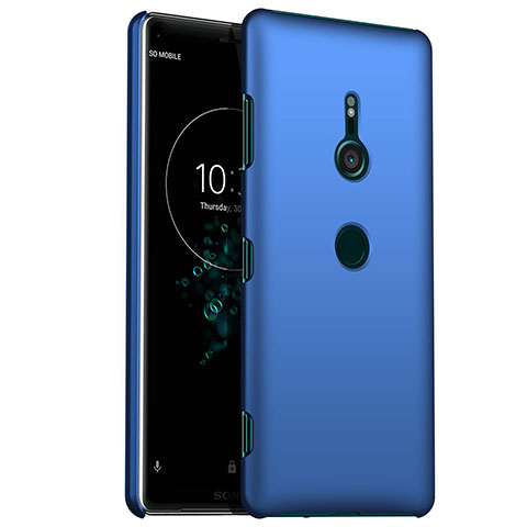 Sony Xperia XZ3用ハードケース プラスチック 質感もマット M01 ソニー ネイビー