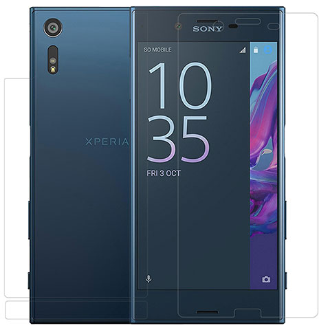Sony Xperia XZs用強化ガラス 液晶保護フィルム T01 ソニー クリア