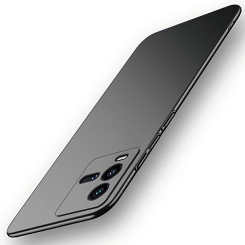 Vivo iQOO 10 5G用ハードケース プラスチック 質感もマット カバー Vivo ブラック