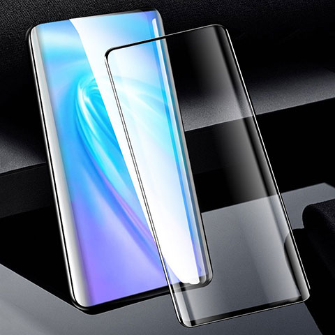 Vivo Nex 3用強化ガラス フル液晶保護フィルム F03 Vivo ブラック