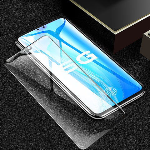 Vivo V20 Pro 5G用強化ガラス フル液晶保護フィルム Vivo ブラック