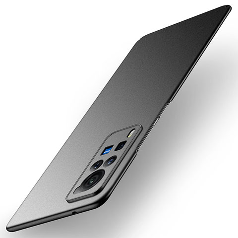 Vivo X60 Pro 5G用ハードケース プラスチック 質感もマット カバー M01 Vivo ブラック