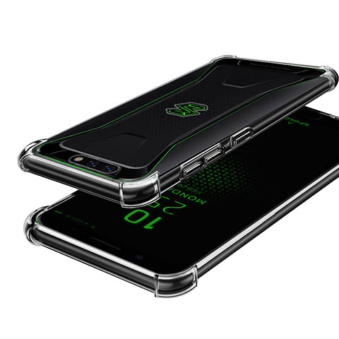 Xiaomi Black Shark用極薄ソフトケース シリコンケース 耐衝撃 全面保護 クリア透明 H01 Xiaomi クリア