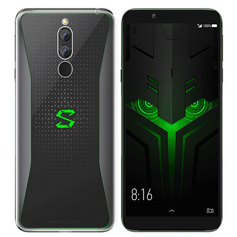 Xiaomi Black Shark Helo用極薄ソフトケース シリコンケース 耐衝撃 全面保護 クリア透明 T07 Xiaomi クリア