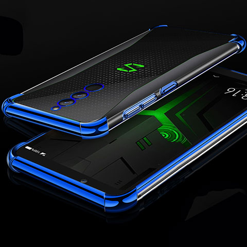 Xiaomi Black Shark Helo用極薄ソフトケース シリコンケース 耐衝撃 全面保護 クリア透明 H01 Xiaomi ネイビー