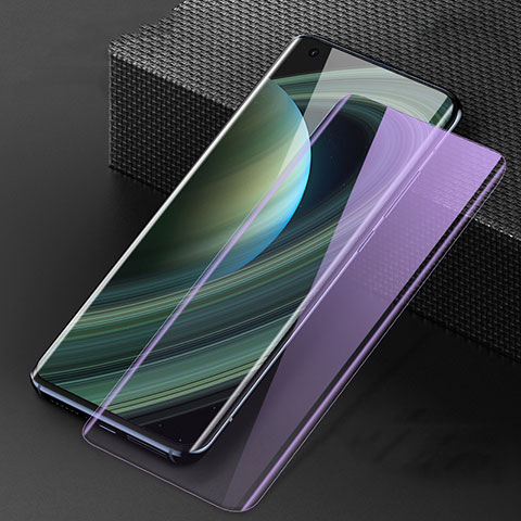 Xiaomi Mi 10 Ultra用強化ガラス フル液晶保護フィルム アンチグレア ブルーライト F02 Xiaomi ブラック