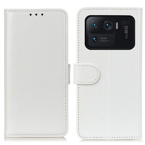 Xiaomi Mi 11 Ultra 5G用手帳型 レザーケース スタンド カバー M07L Xiaomi ホワイト
