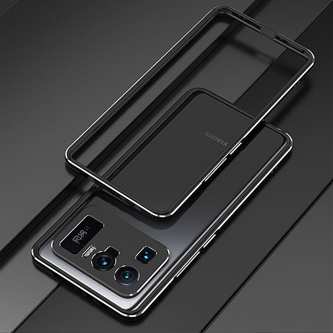 Xiaomi Mi 11 Ultra 5G用ケース 高級感 手触り良い アルミメタル 製の金属製 バンパー カバー Xiaomi ブラック