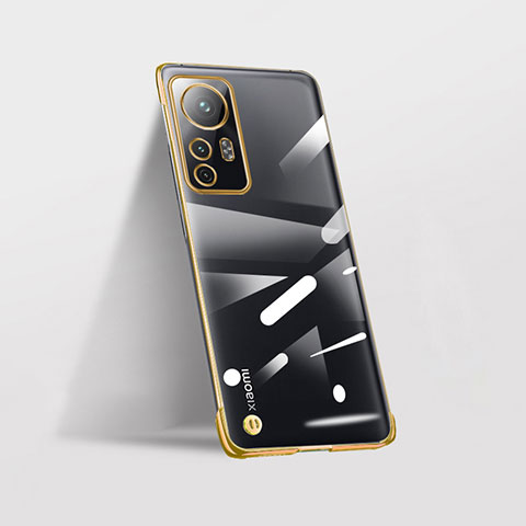 Xiaomi Mi 12S 5G用ハードカバー クリスタル クリア透明 H01 Xiaomi ゴールド