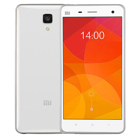 Xiaomi Mi 4用ハイブリットバンパーケース クリア透明 プラスチック Xiaomi シルバー