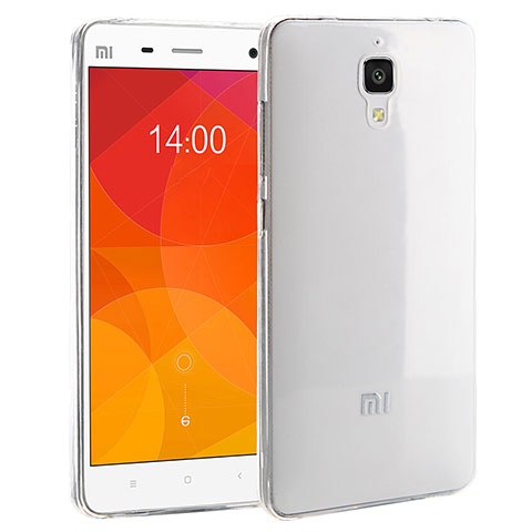 Xiaomi Mi 4 LTE用極薄ソフトケース シリコンケース 耐衝撃 全面保護 クリア透明 カバー Xiaomi クリア