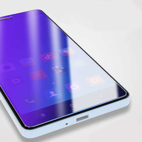 Xiaomi Mi 4C用アンチグレア ブルーライト 強化ガラス 液晶保護フィルム B01 Xiaomi ネイビー