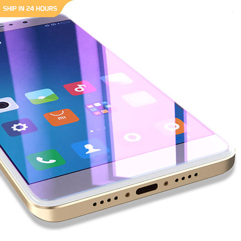 Xiaomi Mi 5S Plus用アンチグレア ブルーライト 強化ガラス 液晶保護フィルム Xiaomi ネイビー