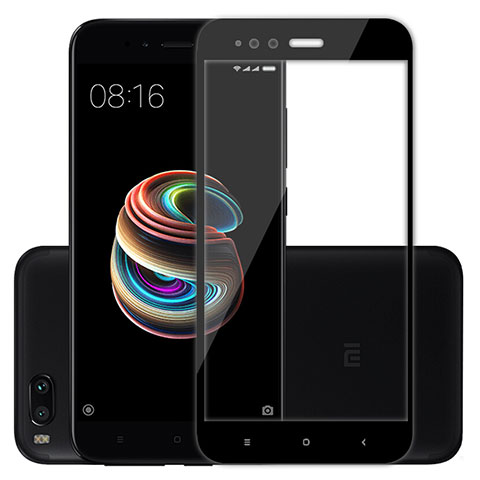 Xiaomi Mi 5X用強化ガラス フル液晶保護フィルム F02 Xiaomi ブラック