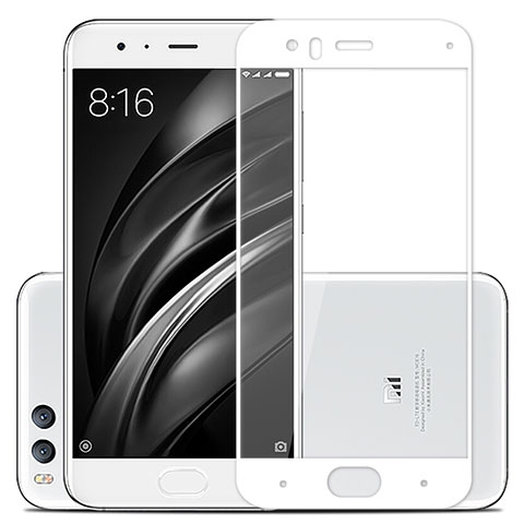 Xiaomi Mi 6用強化ガラス フル液晶保護フィルム F04 Xiaomi ホワイト