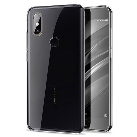 Xiaomi Mi 6X用極薄ソフトケース シリコンケース 耐衝撃 全面保護 クリア透明 T06 Xiaomi クリア