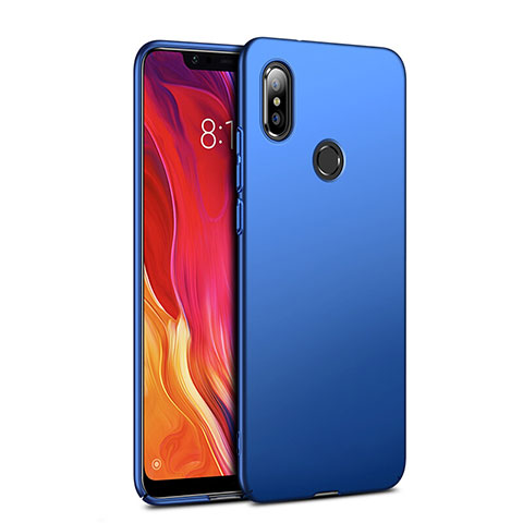 Xiaomi Mi 8用ハードケース プラスチック 質感もマット Xiaomi ネイビー