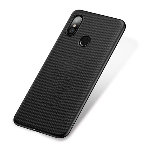 Xiaomi Mi 8用ハードケース プラスチック メッシュ デザイン W01 Xiaomi ブラック