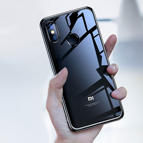 Xiaomi Mi 8用極薄ソフトケース シリコンケース 耐衝撃 全面保護 クリア透明 T12 Xiaomi クリア