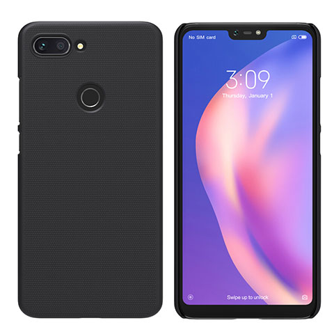 Xiaomi Mi 8 Lite用ハードケース プラスチック 質感もマット Xiaomi ブラック