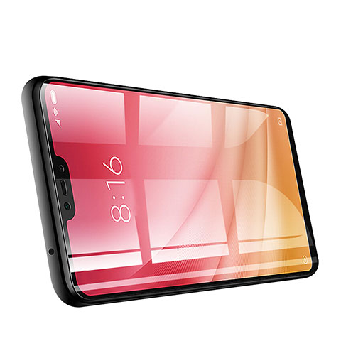 Xiaomi Mi 8 Lite用強化ガラス フル液晶保護フィルム Xiaomi ブラック